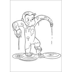Dibujo para colorear: Curious George (Personajes de Dibujos Animados) #211223 - Dibujos para Colorear e Imprimir Gratis
