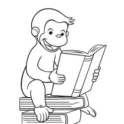 Dibujo para colorear: Curious George (Personajes de Dibujos Animados) #211224 - Dibujos para Colorear e Imprimir Gratis
