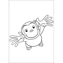 Dibujo para colorear: Curious George (Personajes de Dibujos Animados) #211225 - Dibujos para Colorear e Imprimir Gratis