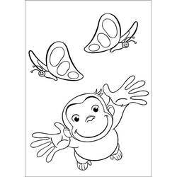Dibujo para colorear: Curious George (Personajes de Dibujos Animados) #211229 - Dibujos para Colorear e Imprimir Gratis