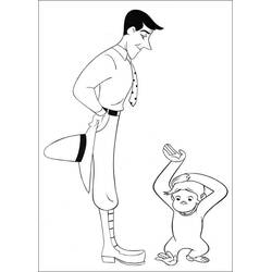 Dibujo para colorear: Curious George (Personajes de Dibujos Animados) #211233 - Dibujos para Colorear e Imprimir Gratis