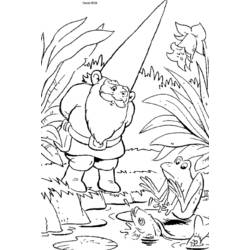 Dibujo para colorear: David el Gnomo (Personajes de Dibujos Animados) #51258 - Dibujos para Colorear e Imprimir Gratis