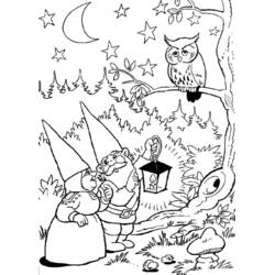 Dibujo para colorear: David el Gnomo (Personajes de Dibujos Animados) #51266 - Dibujos para Colorear e Imprimir Gratis