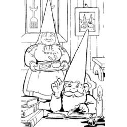 Dibujo para colorear: David el Gnomo (Personajes de Dibujos Animados) #51267 - Dibujos para Colorear e Imprimir Gratis