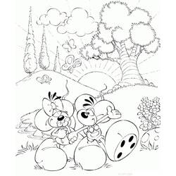 Dibujos para colorear: Diddl - Dibujos para Colorear e Imprimir Gratis