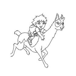 Dibujo para colorear: Diego (Personajes de Dibujos Animados) #197979 - Dibujos para Colorear e Imprimir Gratis