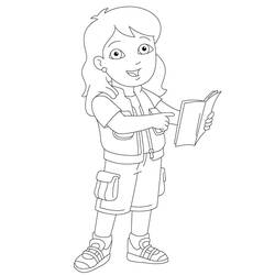 Dibujo para colorear: Diego (Personajes de Dibujos Animados) #197980 - Dibujos para Colorear e Imprimir Gratis