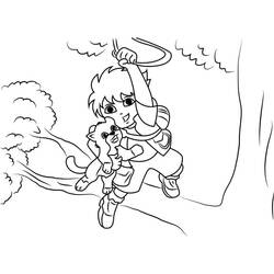 Dibujo para colorear: Diego (Personajes de Dibujos Animados) #197985 - Dibujos para Colorear e Imprimir Gratis