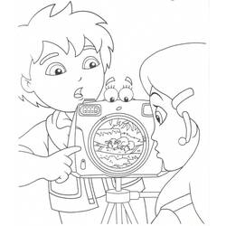 Dibujo para colorear: Diego (Personajes de Dibujos Animados) #197989 - Dibujos para Colorear e Imprimir Gratis