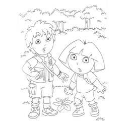 Dibujo para colorear: Diego (Personajes de Dibujos Animados) #197996 - Dibujos para Colorear e Imprimir Gratis