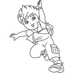 Dibujos para colorear: Diego - Dibujos para Colorear e Imprimir Gratis