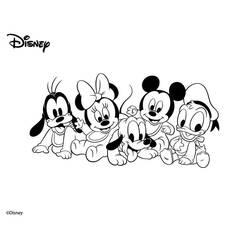 Dibujos para colorear: Disney Bebés - Dibujos para Colorear e Imprimir Gratis