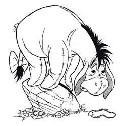 Dibujos para colorear: Eeyore - Dibujos para Colorear e Imprimir Gratis
