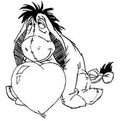 Dibujo para colorear: Eeyore (Personajes de Dibujos Animados) #184962 - Dibujos para Colorear e Imprimir Gratis