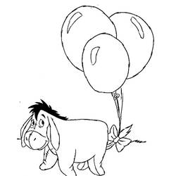 Dibujo para colorear: Eeyore (Personajes de Dibujos Animados) #184963 - Dibujos para Colorear e Imprimir Gratis