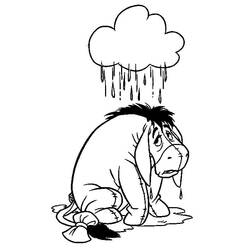 Dibujo para colorear: Eeyore (Personajes de Dibujos Animados) #184965 - Dibujos para Colorear e Imprimir Gratis