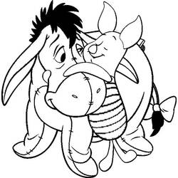 Dibujo para colorear: Eeyore (Personajes de Dibujos Animados) #184968 - Dibujos para Colorear e Imprimir Gratis