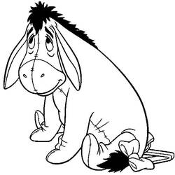 Dibujo para colorear: Eeyore (Personajes de Dibujos Animados) #184969 - Dibujos para Colorear e Imprimir Gratis