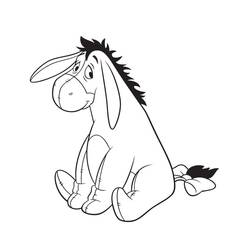 Dibujo para colorear: Eeyore (Personajes de Dibujos Animados) #184970 - Dibujos para Colorear e Imprimir Gratis