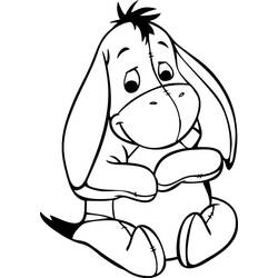 Dibujo para colorear: Eeyore (Personajes de Dibujos Animados) #184971 - Dibujos para Colorear e Imprimir Gratis