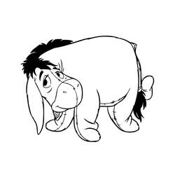 Dibujo para colorear: Eeyore (Personajes de Dibujos Animados) #184974 - Dibujos para Colorear e Imprimir Gratis