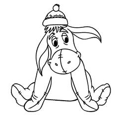 Dibujo para colorear: Eeyore (Personajes de Dibujos Animados) #184975 - Dibujos para Colorear e Imprimir Gratis