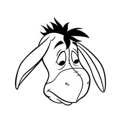Dibujo para colorear: Eeyore (Personajes de Dibujos Animados) #184977 - Dibujos para Colorear e Imprimir Gratis