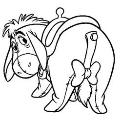 Dibujo para colorear: Eeyore (Personajes de Dibujos Animados) #184978 - Dibujos para Colorear e Imprimir Gratis