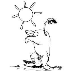 Dibujo para colorear: Eeyore (Personajes de Dibujos Animados) #184979 - Dibujos para Colorear e Imprimir Gratis