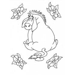 Dibujo para colorear: Eeyore (Personajes de Dibujos Animados) #184981 - Dibujos para Colorear e Imprimir Gratis