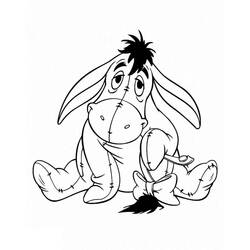 Dibujo para colorear: Eeyore (Personajes de Dibujos Animados) #184986 - Dibujos para Colorear e Imprimir Gratis