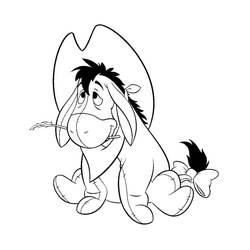 Dibujo para colorear: Eeyore (Personajes de Dibujos Animados) #184987 - Dibujos para Colorear e Imprimir Gratis