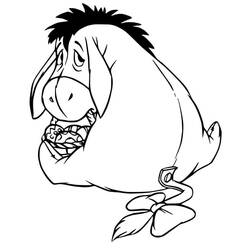 Dibujo para colorear: Eeyore (Personajes de Dibujos Animados) #184988 - Dibujos para Colorear e Imprimir Gratis