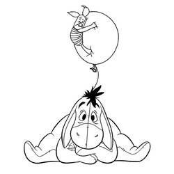 Dibujo para colorear: Eeyore (Personajes de Dibujos Animados) #184989 - Dibujos para Colorear e Imprimir Gratis