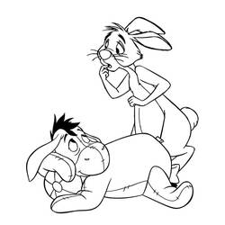 Dibujo para colorear: Eeyore (Personajes de Dibujos Animados) #184990 - Dibujos para Colorear e Imprimir Gratis