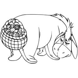 Dibujo para colorear: Eeyore (Personajes de Dibujos Animados) #184992 - Dibujos para Colorear e Imprimir Gratis
