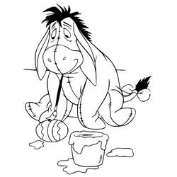 Dibujo para colorear: Eeyore (Personajes de Dibujos Animados) #184995 - Dibujos para Colorear e Imprimir Gratis