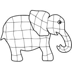 Dibujo para colorear: Elmer (Personajes de Dibujos Animados) #188773 - Dibujos para Colorear e Imprimir Gratis