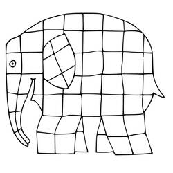 Dibujo para colorear: Elmer (Personajes de Dibujos Animados) #188776 - Dibujos para Colorear e Imprimir Gratis