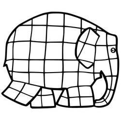 Dibujo para colorear: Elmer (Personajes de Dibujos Animados) #188777 - Dibujos para Colorear e Imprimir Gratis