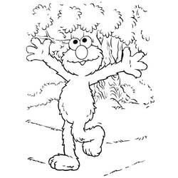Dibujo para colorear: Elmo (Personajes de Dibujos Animados) #203507 - Dibujos para Colorear e Imprimir Gratis