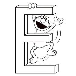 Dibujo para colorear: Elmo (Personajes de Dibujos Animados) #203513 - Dibujos para Colorear e Imprimir Gratis