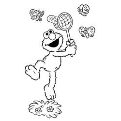 Dibujo para colorear: Elmo (Personajes de Dibujos Animados) #203516 - Dibujos para Colorear e Imprimir Gratis