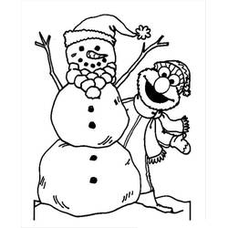 Dibujo para colorear: Elmo (Personajes de Dibujos Animados) #203517 - Dibujos para Colorear e Imprimir Gratis