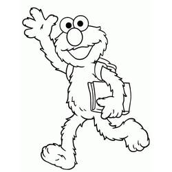 Dibujo para colorear: Elmo (Personajes de Dibujos Animados) #203521 - Dibujos para Colorear e Imprimir Gratis