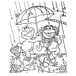 Dibujo para colorear: Elmo (Personajes de Dibujos Animados) #203524 - Dibujos para Colorear e Imprimir Gratis