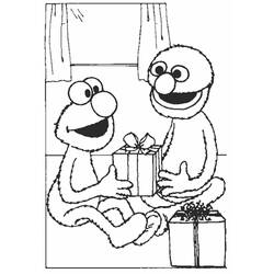 Dibujo para colorear: Elmo (Personajes de Dibujos Animados) #203528 - Dibujos para Colorear e Imprimir Gratis
