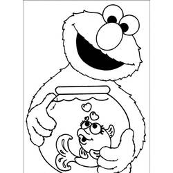 Dibujo para colorear: Elmo (Personajes de Dibujos Animados) #203533 - Dibujos para Colorear e Imprimir Gratis