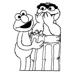 Dibujo para colorear: Elmo (Personajes de Dibujos Animados) #203538 - Dibujos para Colorear e Imprimir Gratis