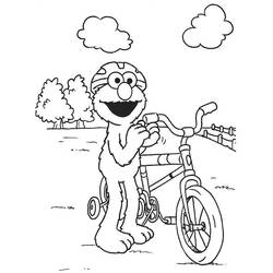 Dibujo para colorear: Elmo (Personajes de Dibujos Animados) #203541 - Dibujos para Colorear e Imprimir Gratis